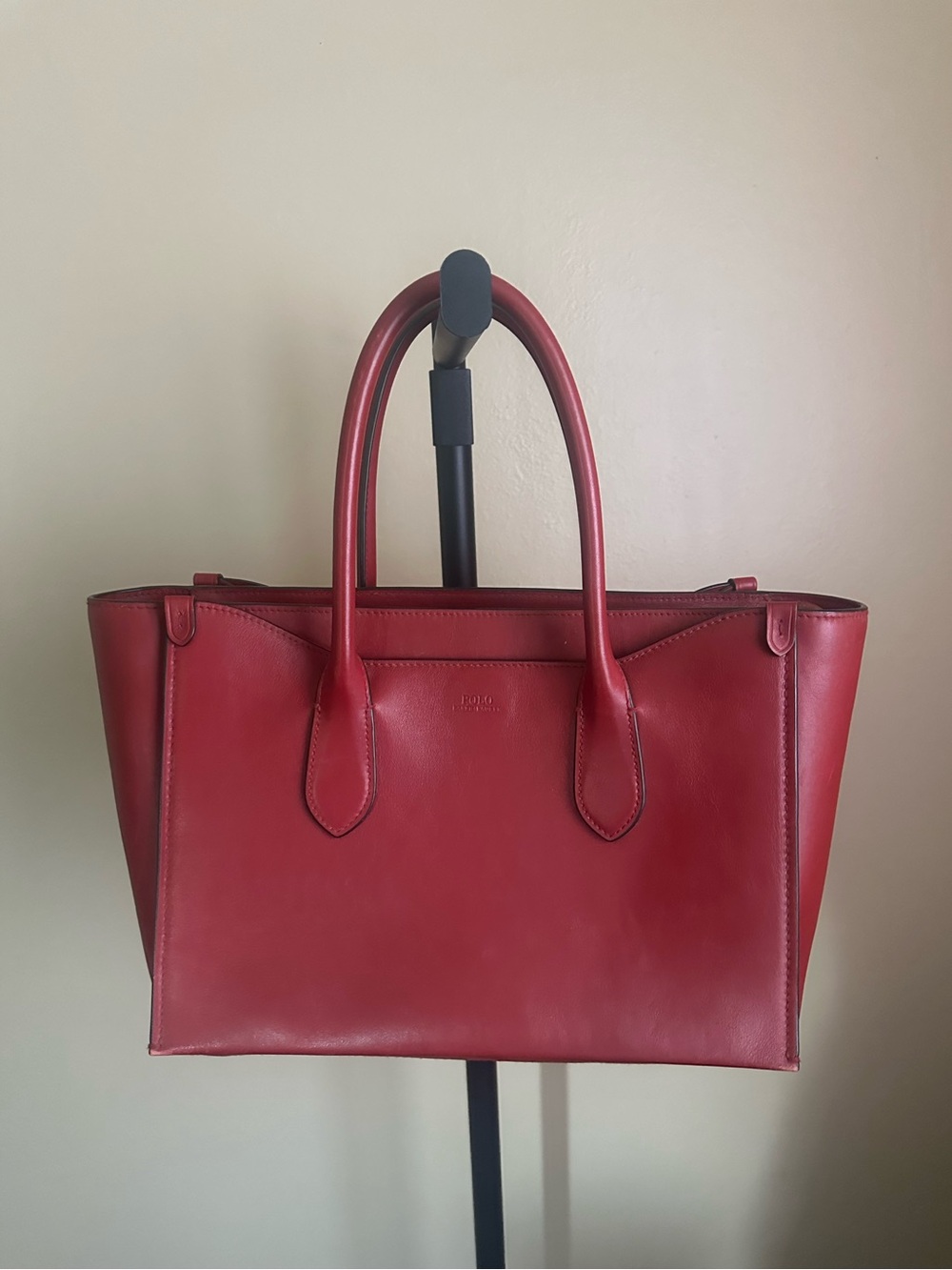 Vintage Polo Ralph Lauren Red Purse